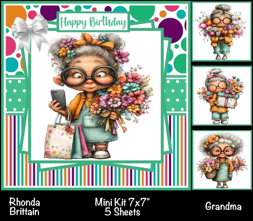 Grandma Mini Kit 7x7 (4) *Customer Request*