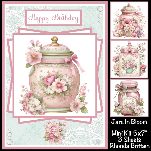 Jars In Bloom Mini Kit 5x7 (3) Plus Bonus