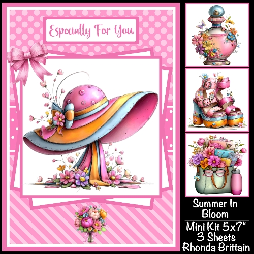 Summer In Bloom Mini Kit 5x7 (3) Plus Bonus