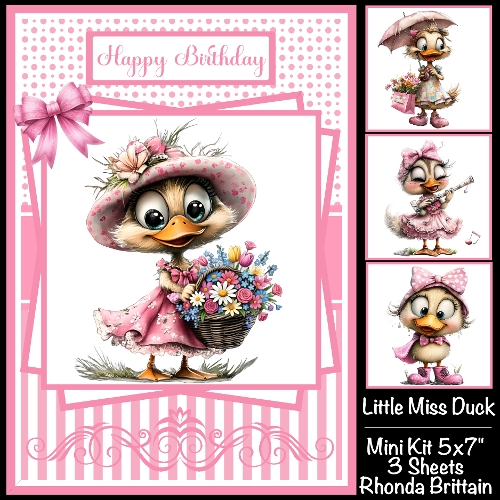 Little Miss Ducky Mini Kit 5x7 (3) Plus Bonus