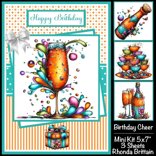cup1436859_40 - Birthday Cheer Mini Kit 5x7 (3) Plus Bonus