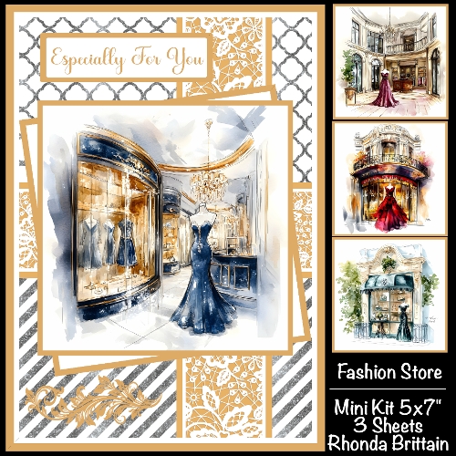Fashion Store Mini Kit 5x7 (3) Plus Bonus