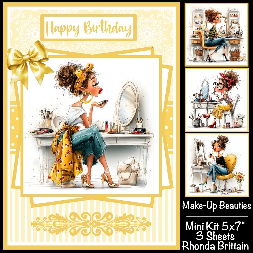 Make-Up Beauties Mini Kit 5x7 (3) Plus Bonus