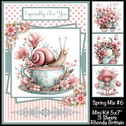 Spring Mix #6 Mini Kit 5x7 (3) Plus Bonus