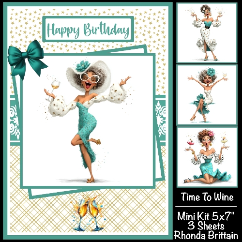 Time To Wine Mini Kit 5x7 (3) Plus Bonus