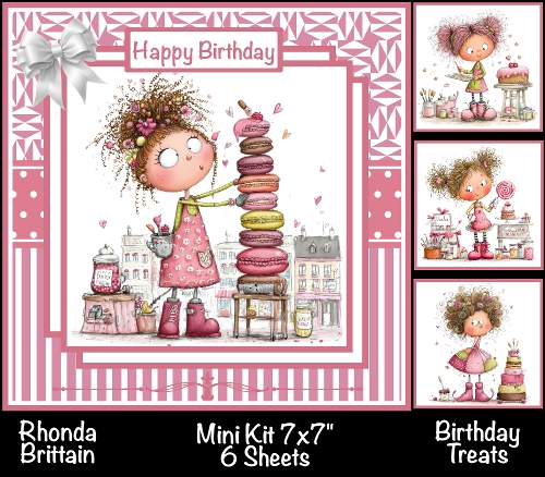 Birthday Treats Mini Kit 7x7 (4) Plus Bonus *Customer Request*