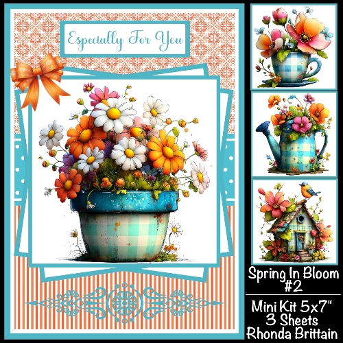 Spring In Bloom #2 Mini Kit 5x7 (3) Plus Bonus