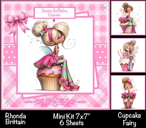 cup1440078_40 - Cupcake Fairy Mini Kit 7x7 (4) Plus Bonus *Customer Request*