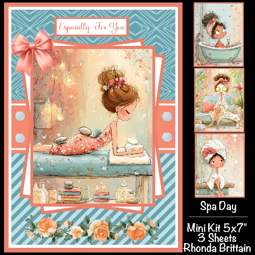 Spa Day Mini Kit 5x7 (3) Plus Bonus