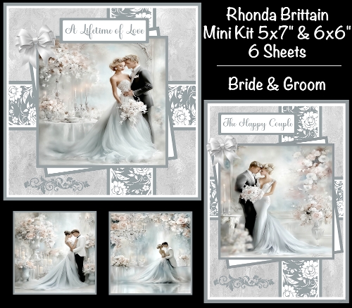 Bride & Groom Mini Kit 5x7 &. 6x6 (6)
