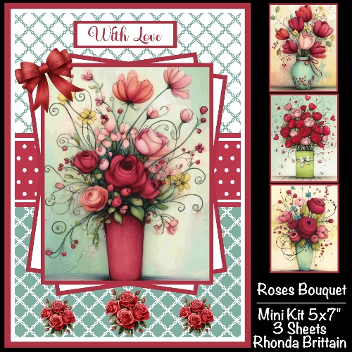 Roses Bouquet Mini Kit 5x7 (3)