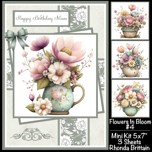Flowers In Bloom #4 Mini Kit 5x7 (3)