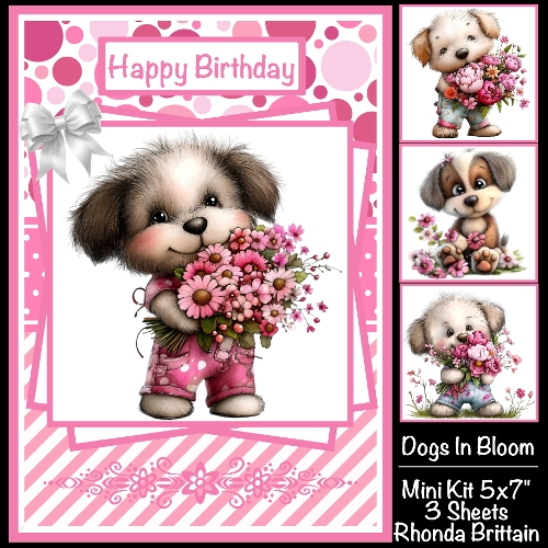 Dogs In Bloom Mini Kit 5x7 (3)