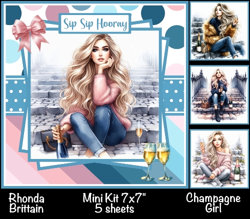 Champagne Girl Mini Kit 7x7 (3)