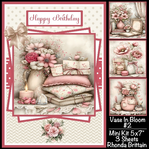 Vase In Bloom #2 Mini Kit 5x7 (3)