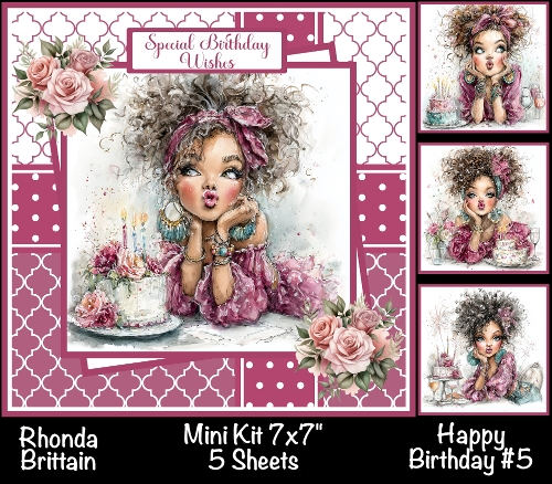 Happy Birthday #5 Mini Kit 7x7 (5)