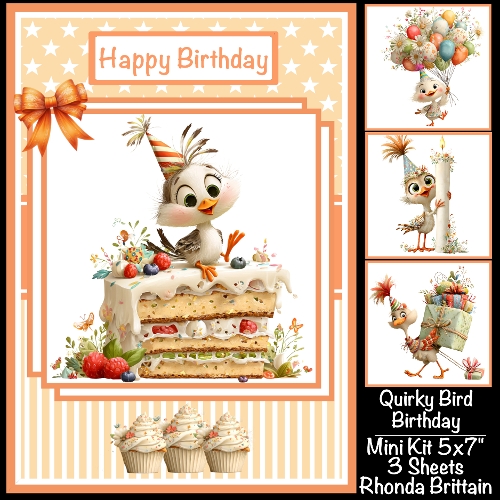 Quirky Bird Birthday Mini Kit 5x7 (3)