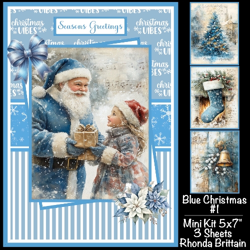 Blue Christmas #1 Mini Kit 5x7 (3)