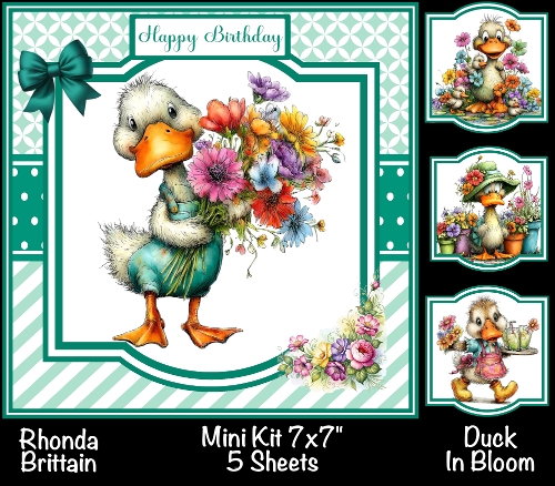 Duck In Bloom Mini Kit 7x7 (5)