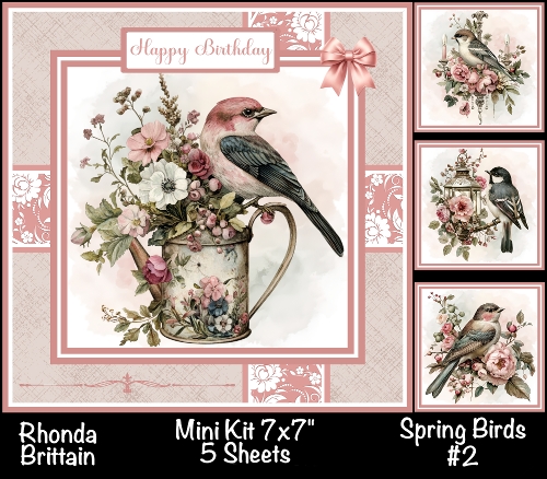 Spring Birds #2 Mini Kit 7x7 (5)