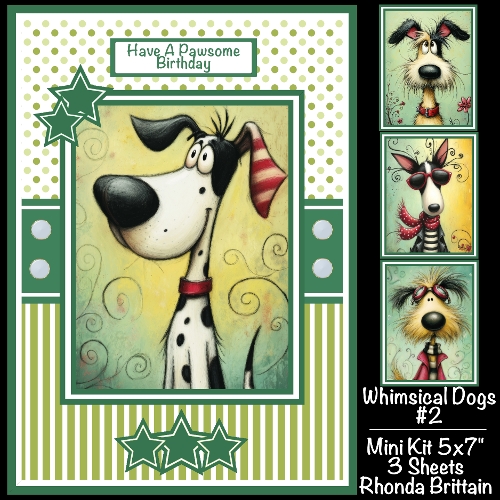 Whimsical Dogs #2 Mini Kit 5x7 (3)