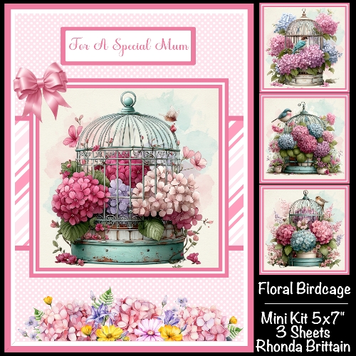 Floral Birdcage Mini Kit 5x7 (3)