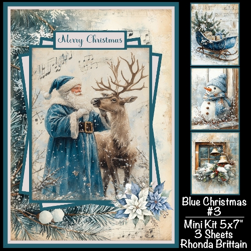 Blue Christmas #3 Mini Kit 5x7 (3)