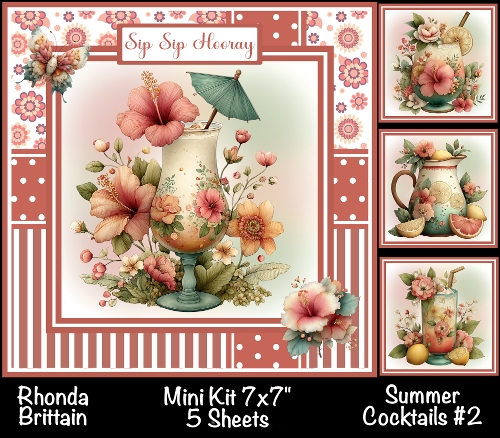 Summer Cocktails #2 Mini Kit 7x7 (5)