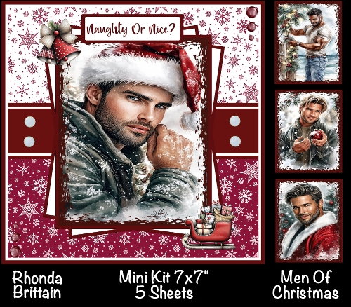 Men Of Christmas Mini Kit 7x7 (5)