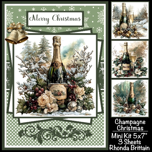 Champagne Christmas Mini Kit 5x7 (3)