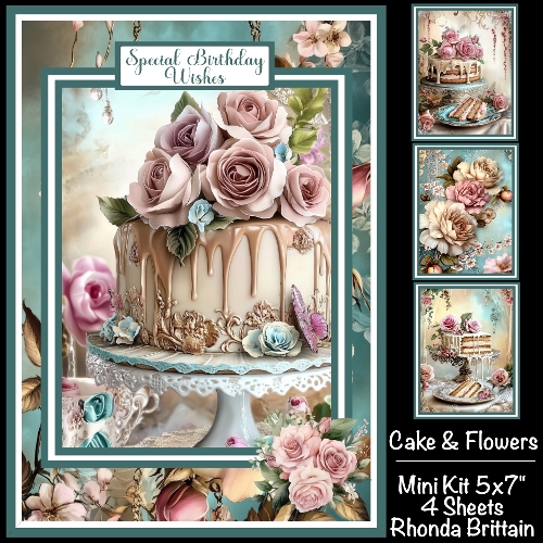 Cake & Flowers #2 Mini Kit 5x7 (3)