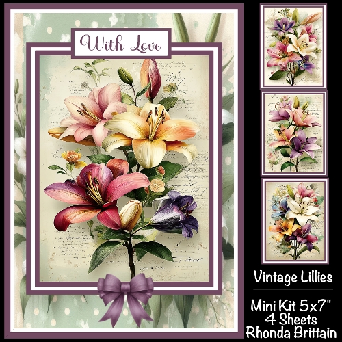cup1452634_40 - Vintage Lillies Mini Kit 5x7 (3)