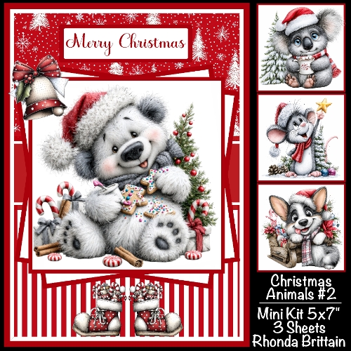 Christmas Animals #2 Mini Kit 5x7 (3)