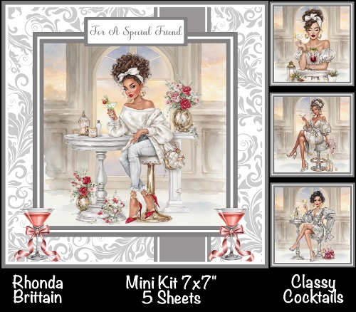 Classy Cocktails Mini Kit 7x7 (5) *Customer Request*