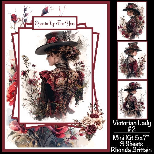 Victorian Lady #2 Mini Kit 5x7 (3)
