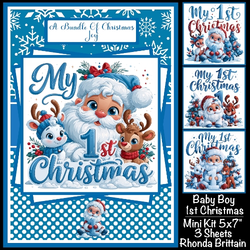 Baby Boy 1st Christmas Mini Kit 5x7 (3)