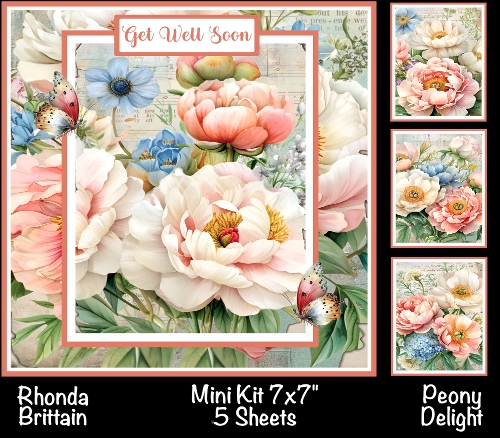 Peony Delight Mini Kit 7x7 (4) *Customer Request*