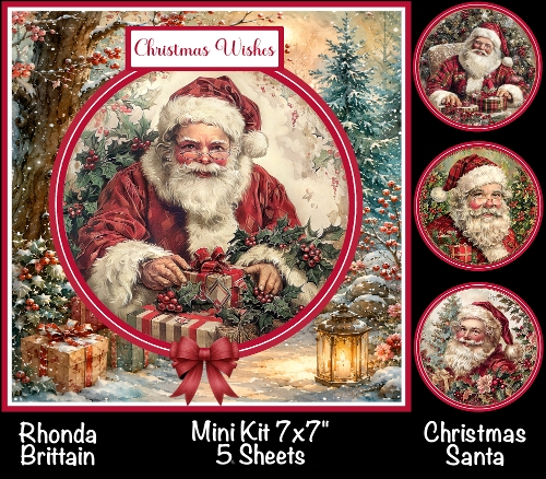 Christmas Santa Mini Kit 7x7 (5)