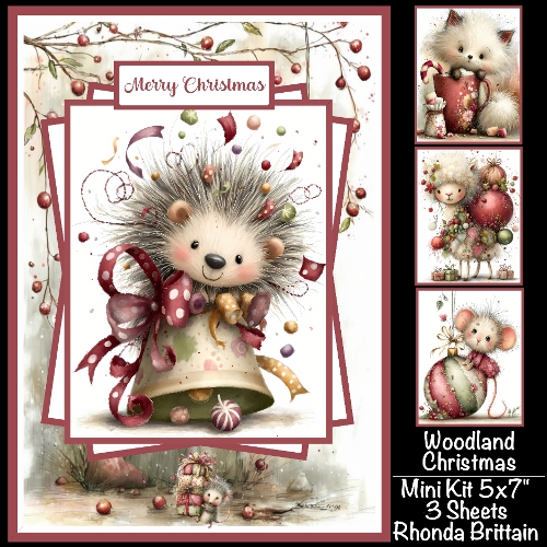 Woodland Christmas Mini Kits 5x7 (3)