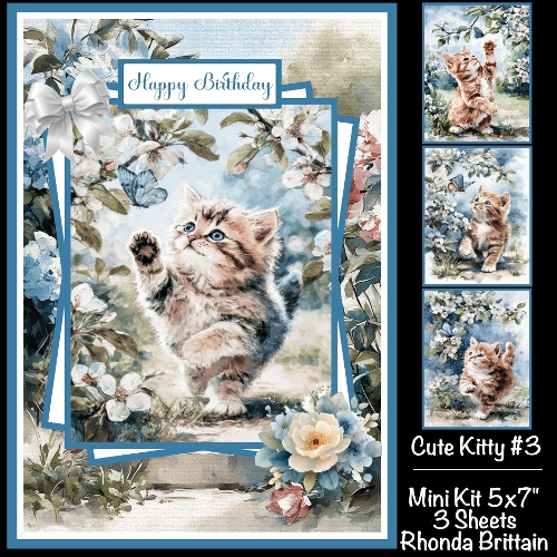 Cute Kitty #3 Mini Kit 5x7 (3)