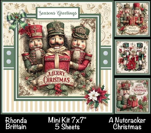 A Nutcracker Christmas Mini Kit 7x7 (5) *Customer Request*
