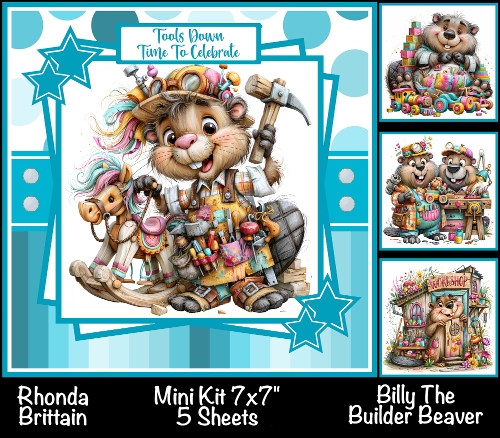 Billy The Builder Beaver Mini Kit 7x7 (5)