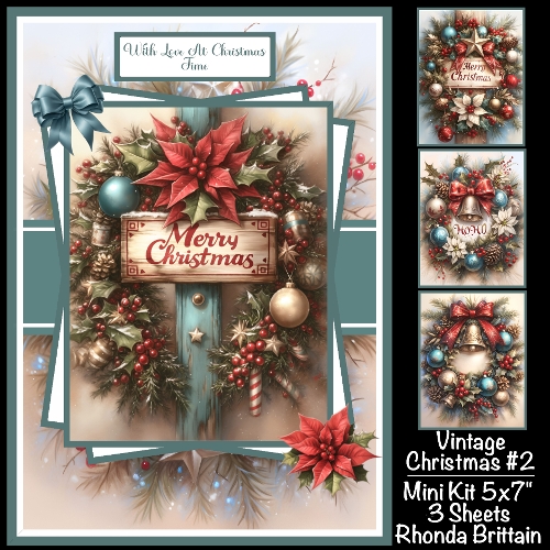 Vintage Christmas #2 Mini Kit 5x7 (3)