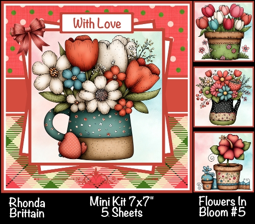 Flowers In Bloom #5 Mini Kit 7x7 (3)