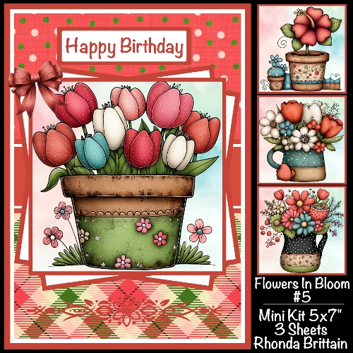 Flowers In Bloom #5 Mini Kit 5x7 (3)