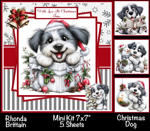 Christmas Dogs Mini Kit 7x7 (5)