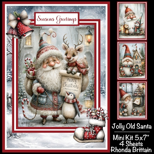 Jolly Old Santa Mini Kit 5x7 (3)