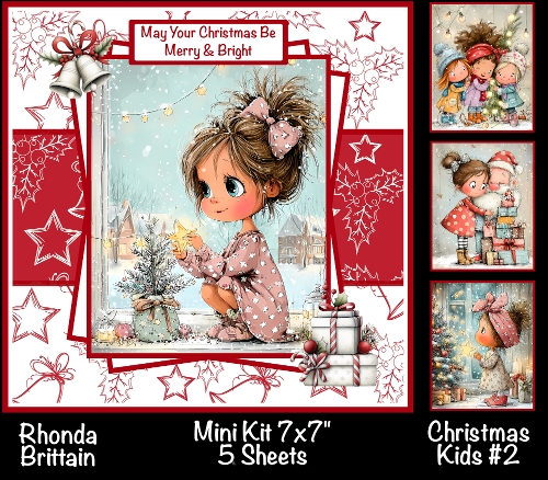 Christmas Kids #2 Mini Kit 7x7 (5)