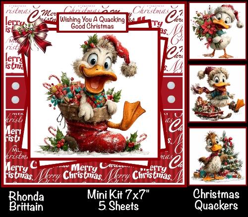 Christmas Quackers Mini Kit 7x7 (5)