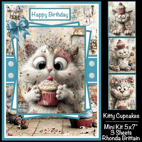 Kitty Cupcakes Mini Kit 5x7 (3)